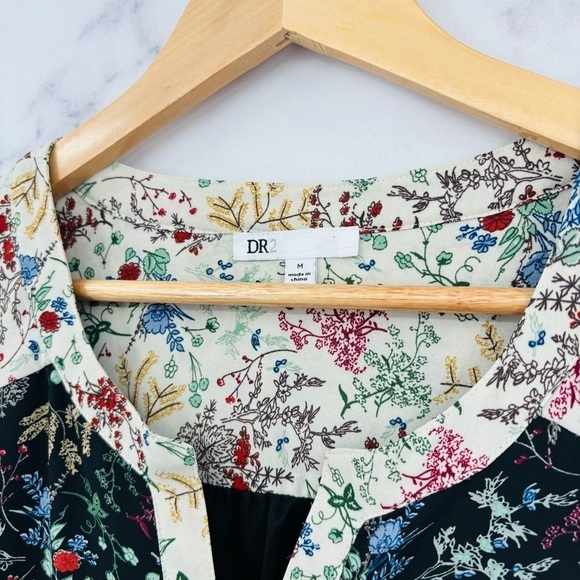 DR2 Long Sleeve Floral Prairie Mini Dress - Picture 2 of 3